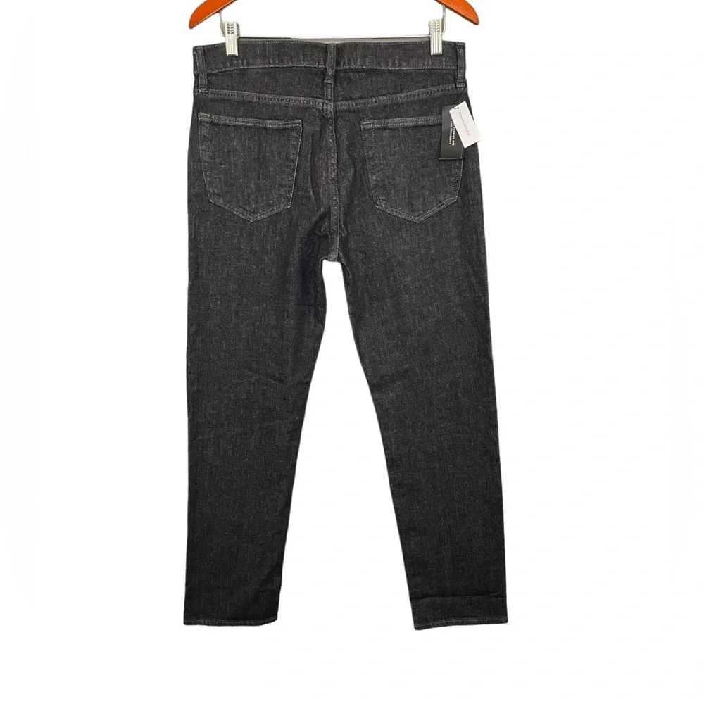 Banana Republic Men's Straight Organic Cotton Jean Black Rinse Wash NWT